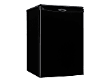 Danby Designer Compact All Refrigerator - 2.60 ft³ - Auto-defrost - Reversible - 2.60 ft³ Net Refrigerator Capacity - 253 kWh per Year - Black - Smooth - Built-in