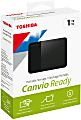 Toshiba Canvio Ready Portable External Hard Drive, 1TB