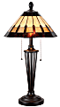 Kenroy Home Harmond Tiffany Table Lamp, 17-3/4"H, Bronze 1 thumbnail image