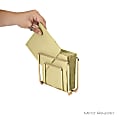 Mind Reader Modern Rose Napkin Holder, Gold