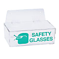 Safety Glasses Holders, 9 in x 6 in x 3 in, Green/Clear 1 thumbnail image