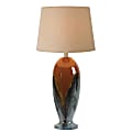 Kenroy Lavo Table Lamp, 30"H, Brown/Black