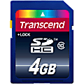 Transcend TS4GSDHC10 4 GB SDHC - 1 Card 1 thumbnail image