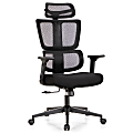 ALPHA HOME Adjustable Ergonomic Mesh High-Back Office Task Chair, Black