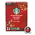 Starbucks® Single-Serve Coffee K-Cup®, Holiday Blend, Pack Of 22 K-Cups