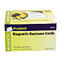 ProMAG Magnetic Business Cards, 2" x 3 1/2", Pack Of 100