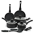 Oster Cookware Set, Ashford 10-Piece, Black 1 thumbnail image
