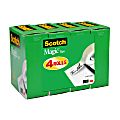 Scotch® Magic™ 810 Tape, 3/4" x 800", Pack Of 4 Rolls
