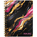 2026-2027 Excello Brands 14-Month Academic Year Hardcover Weekly/Monthly Fashion Planner, 8-1/2" x 11", Dark Gold Marble, May To June, Total Qty 1 1 thumbnail image