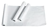 Medline Deluxe Crepe Exam Table Paper Roll, 21" x 125', White, Case Of 12