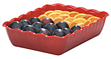 Cambro Plastic Deli Crocks, 4.9 Qt, Red, Pack Of 6 Crocks 1 thumbnail image