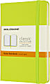 Moleskine Classic Hard Cover Notebook, Pocket, 3.5” x 5.5”, Ruled, 192 Pages, Lemon Green
