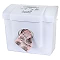Hospeco Scensibles Combo Plastic Waste Receptacle/Dispenser, 4-1/2”H x 8-1/2”W, White 1 thumbnail image