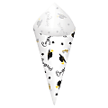 Amscan Graduation 84-Piece Snack Cone And Tray Set, White 1 thumbnail image