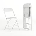 Flash Furniture Hercules Series Folding Chairs, White, Pack Of 4 Chairs 1 thumbnail image