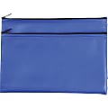 Business Source Carrying Case (Wallet) Money, Receipt, Office Supplies, Check, Blue, Polyvinyl Chloride (PVC) Body, 6"H x 11"W, 2 Pack 1 thumbnail image