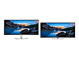 Dell UltraSharp U3421WE 34" Class Curved Screen LCD Monitor - 21:9 - Platinum Silver - 34.1" Viewable - Advanced High Performance In-plane Switching (AH-IPS) Technology - 3440 x 1440 - 300 Nit - 60 Hz Refresh Rate - HDMI - USB Hub