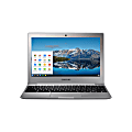 Samsung Chromebook 2 Laptop Computer With 11.6” Screen & Intel® Celeron® Processor, XE500C12-K01US, Metallic Silver 1 thumbnail image