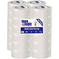 Tape Logic® Double-Sided Film Tape, 3" Core, 1" x 180', White, Pack Of 48 1 thumbnail image