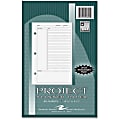 Roaring Spring 8-1/2x5-1/2 Project Planner Paper - 5.50" x 8.50" White - White - Hole-punched, Heavyweight, Notes Area 1 thumbnail image