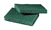 3M™ Niagara™ General Purpose Scrubbing Pads, 9650N, 3" x 4 1/2", Green, 40 Pads Per Box, Case Of 2 Boxes