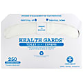 Hospeco Health Gards Half-Fold Toilet Seat Covers, White, 250 Covers Per Pack, Case Of 10 Packs 1 thumbnail image