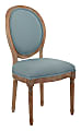 Ave Six Lillian Oval-Back Chair, Klein Sea/Light Brown