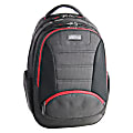 Kenneth Cole Reaction Piller Collection Laptop Backpack For 17" Laptops, Black/Red