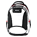 Kenneth Cole Reaction Piller Collection Laptop Backpack For 17" Laptops, Black/Red/White