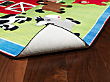 Flagship Carpets Cutie Barnyard Rug, Rectangle, 3' x 5', Multicolor 1 thumbnail image
