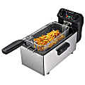 Brentwood® 1,500-Watt 12-Cup Electric Stainless Steel Deep Fryer, Black 1 thumbnail image