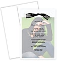 Great Papers!® Graduation Photo Invitation Kit, 5 1/2" x 7 3/4", Grad Overlay, White, Pack Of 12
