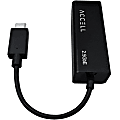 Accell USB-C to 2.5Gb Ethernet Adapter - Thunderbolt 3 - 1 Port(s) - 1 - Twisted Pair - 2.5GBase-T - Portable 1 thumbnail image