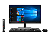Lenovo ThinkCentre M920q 10RS - Tiny - Core i7 8700T / 2.4 GHz - vPro - RAM 8 GB - SSD 256 GB - TCG Opal Encryption, NVMe - UHD Graphics 630 - GigE - WLAN: 802.11a/b/g/n/ac, Bluetooth 5.0 - Win 10 Pro 64-bit 1 thumbnail image