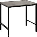 Safco® 31"W Simple Study Desk, Sterling Ash