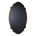 Kate and Laurel Leanna Magnetic Framed Chalkboard, Metal, 24” x 36”, Black, Gold Wood Frame 1 thumbnail image