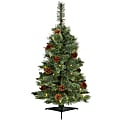 Nearly Natural White Mountain Artificial Christmas Tree, 3’