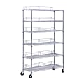 Honey-Can-Do Urban Steel Adjustable Shelving Unit, 6-Tiers, Chrome 1 thumbnail image