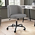 Bush Furniture Pembroke Ergonomic Fabric Armless Mid Back Desk Chair for Home Office, Warm Gray Fabric, Standard Delivery 1 thumbnail image