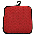 Starfrit® Silicone & Cotton Pot Holder/Trivet, 8” x 8”, Red 1 thumbnail image
