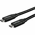 StarTech.com 1m 3 ft USB C to USB C Cable w/ 5A PD - M/M - USB 2.0 - USB-IF Certified - USB Type C Cable - USB2C5C1M 1 thumbnail image