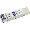 AddOn Cisco Compatible TAA compliant 8Gbs Fibre Channel LW SFP+ Transceiver (SMF; 1550nm; 80km; LC; DOM) 1 thumbnail image