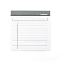 Russell & Hazel Adhesive Notes, Memo, 4" x 4", Charcoal, 50 Sheets Per Pad, Pack Of 3 Pads 1 thumbnail image