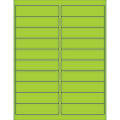 Office Depot® Brand Permanent Labels, LL177GN, Rectangle, 4" x 1", Fluorescent Green, Case Of 2,000