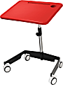 Kore Design™ Kids 30”W Sit-Stand Mobile Student Desk, Red
