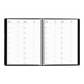 Brownline® EcoLogix Weekly Appointment Planner, 11" x 8-1/2", 100% Recycled, FSC® Certified, Black, January To December 2023, CB425W.BLK 1 thumbnail image