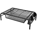 Mount-It! MI-7366 Metal Mesh Monitor Stand Riser For 11” To 32” Screens, 5-3/4”H x 17”W x 11-5/8”D, Black 1 thumbnail image