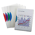 TOPS Oxford GateLock DualView Report Covers - Letter - 8 1/2" x 11" Sheet Size - 30 Sheet Capacity - 1 Fastener(s) - Polypropylene - 25 / Box 1 thumbnail image