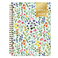 2024-2025 Day Designer Weekly/Monthly Planning Calendar, 5-7/8" x 8-5/8", Flower Field Mint, July To June, 144879 1 thumbnail image