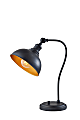 Adesso® Wallace Desk Lamp, 20”H, Black